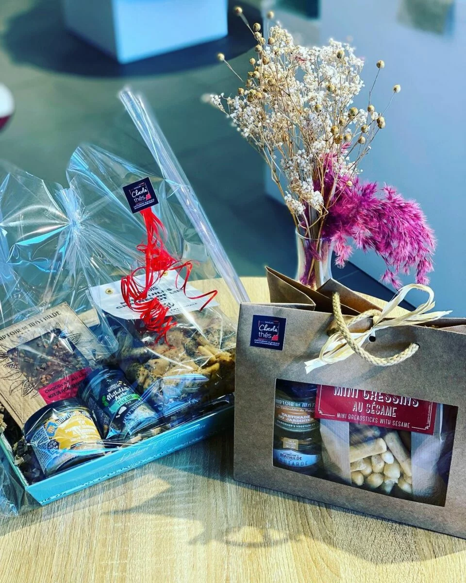 Composition panier gourmand épicerie fine à Châteaubriant sur mesure